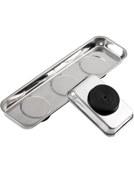 Juego de 3 Bandejas Magnéticas Rechabite Acero Inoxidable