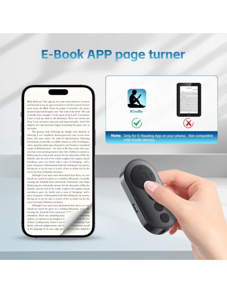 Control Remoto Inalámbrico VYVIYON CH-13 para Cámara y TikTok Control Remoto Inalámbrico VYVIYON CH-13 para Cámara y TikTok