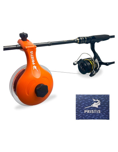 Enrollador de Línea de Pesca Pristis, Soporte Ajustable Antigiro