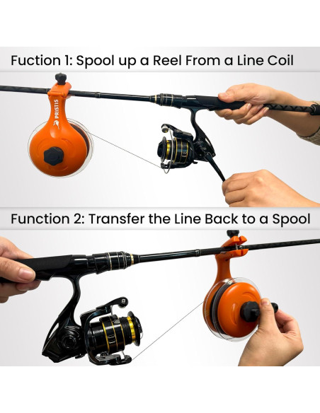 Enrollador de Línea de Pesca Pristis, Soporte Ajustable Antigiro