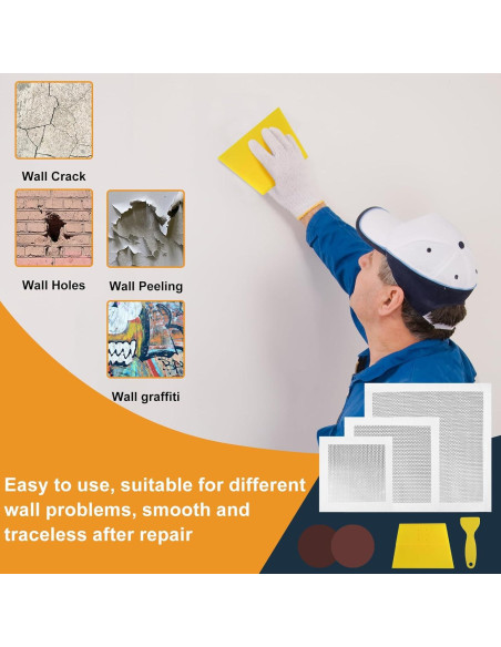 Kit de Reparación de Paneles de Yeso 8 Piezas Succulentlovers