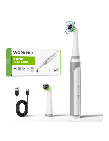 Cepillo Eléctrico WORKPRO para Lechada y Azulejos IPX6