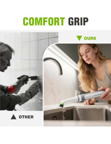 Cepillo Eléctrico WORKPRO para Lechada y Azulejos IPX6