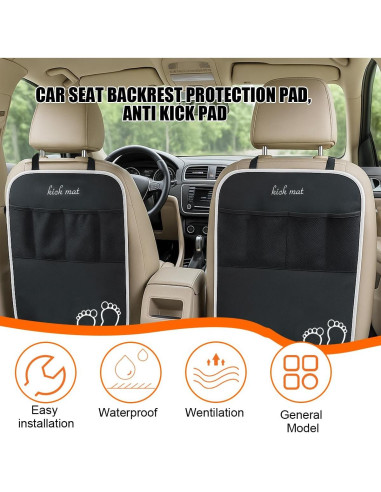 Organizador de Asientos de Auto Bittwee 2PCS Impermeable