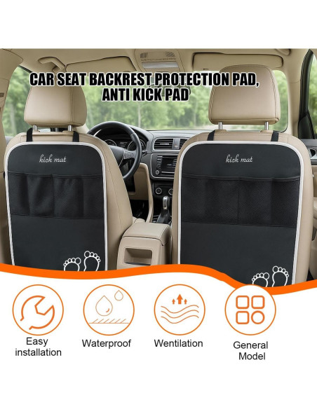 Organizador de Asientos de Auto Bittwee 2PCS Impermeable