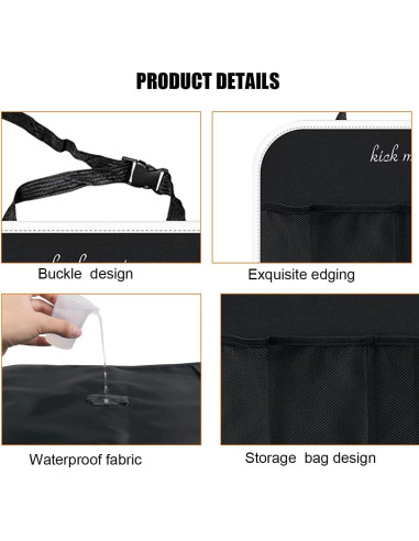 Organizador de Asientos de Auto Bittwee 2PCS Impermeable