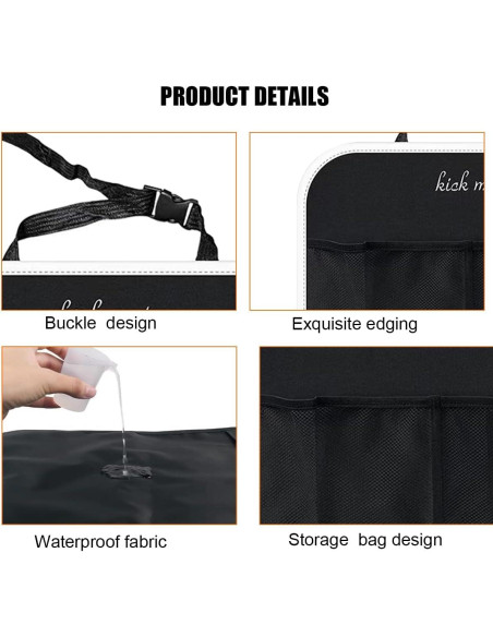 Organizador de Asientos de Auto Bittwee 2PCS Impermeable