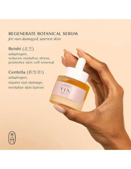 Suero Botánico Regenerador YINA con Reishi y Centella 15 ml Suero Botánico Regenerador YINA con Reishi y Centella 15 ml