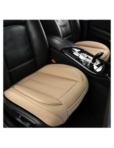 Funda de Asiento de Coche HOMOSTARRY HS 98 Beige Antideslizante