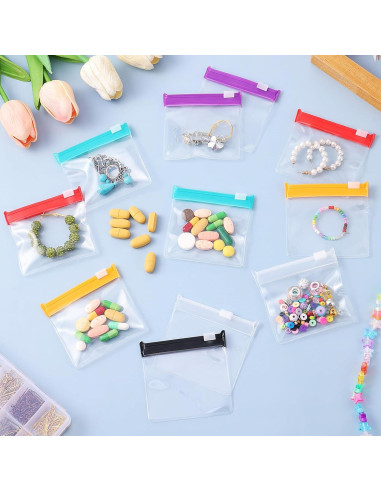 12 Bolsas de Píldoras Reutilizables Wanmu, Cierre Autocerrable