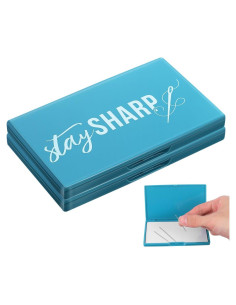 Estuche para Agujas de Coser NUOBESTY 2pcs Magnético Verde