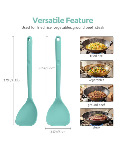 Espátula de Wok U-Taste de Silicona 34.9 cm Resistente al Calor