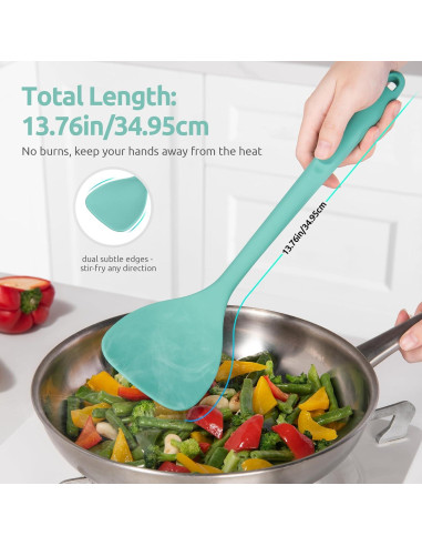 Espátula de Wok U-Taste de Silicona 34.9 cm Resistente al Calor