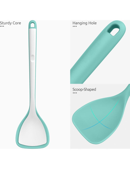 Espátula de Wok U-Taste de Silicona 34.9 cm Resistente al Calor