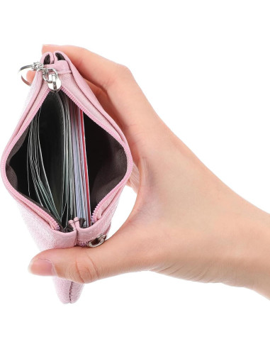 Monedero de Cuero PU DIVINA VITAE 3pcs Compacto 12x9cm