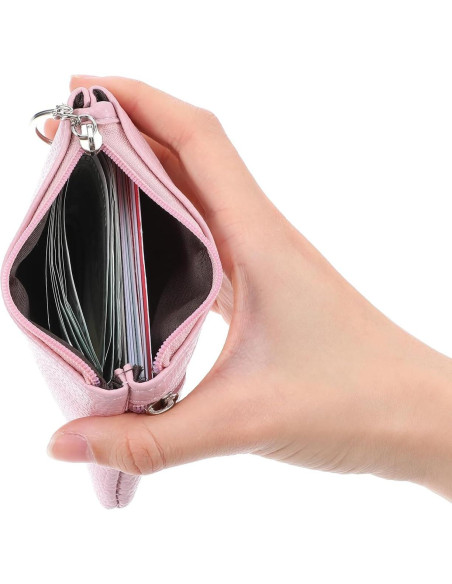 Monedero de Cuero PU DIVINA VITAE 3pcs Compacto 12x9cm