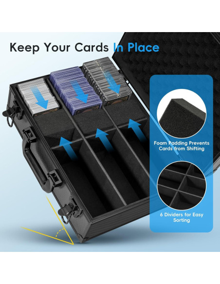 Caja de Almacenamiento ANNLOV para Tarjetas 600+ Toploaders