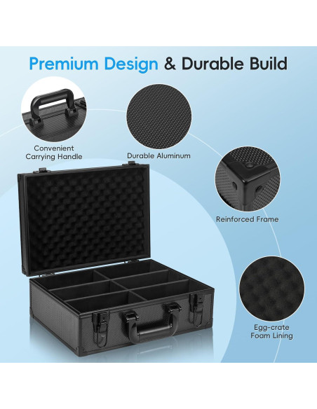 Caja de Almacenamiento ANNLOV para Tarjetas 600+ Toploaders