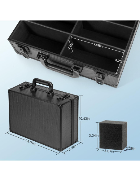 Caja de Almacenamiento ANNLOV para Tarjetas 600+ Toploaders