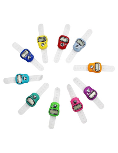 Contador Digital de Dedo Islámico BonBalloon LCD Mini 5 Pcs