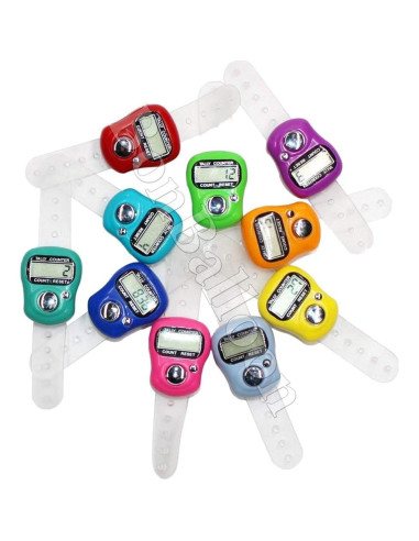 Contador Digital de Dedo Islámico BonBalloon LCD Mini 5 Pcs