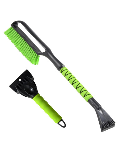 Cepillo de Nieve YEECOPON 68.6 cm y Raspador de Hielo 25.4 cm