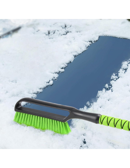 Cepillo de Nieve YEECOPON 68.6 cm y Raspador de Hielo 25.4 cm