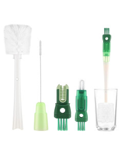 Cepillo Limpiador 5 en 1 BOBOAR para Botellas y Tazas