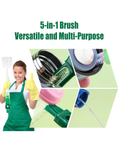 Cepillo Limpiador 5 en 1 BOBOAR para Botellas y Tazas 2