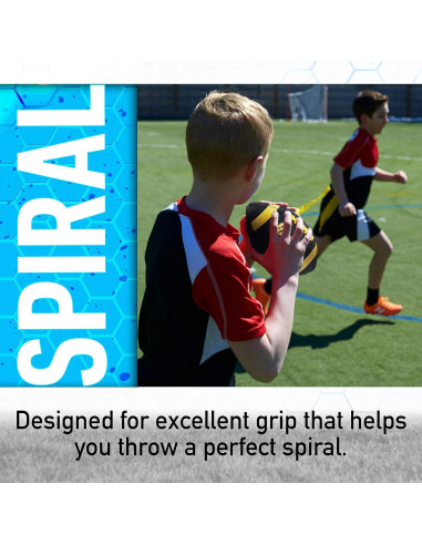 Balón de Fútbol Americano Franklin Sports JR 1000 - Junior con Bomba