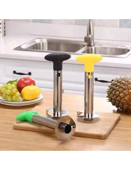 Cortador de Piña Profesional Genérico Acero Inoxidable 19 cm