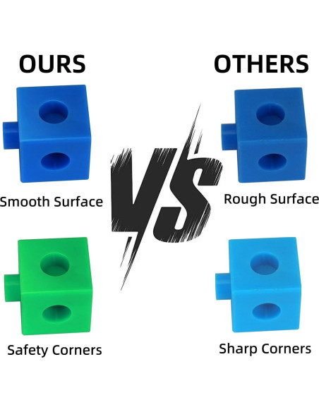 300 Cubos Enlazables QUYSKY - Bloques Matemáticos para Niños