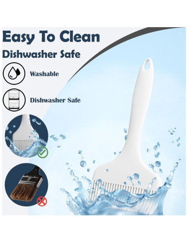 Brocha de Silicona para Carne KEUYE - Grado Alimenticio 3PCS