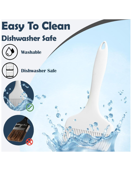 Brocha de Silicona para Carne KEUYE - Grado Alimenticio 3PCS