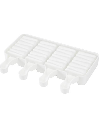 Molde para Paletas de Silicona Restaurantware 4 Cavidades