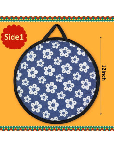 Calentador de Tortillas POKULAM 33 cm Aislado Microondas Algodón 2