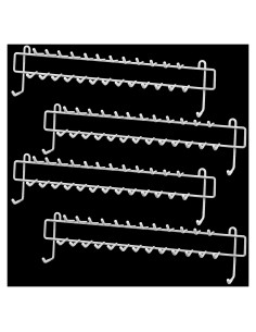 Organizador de Perchas para Corbatas y Cinturones Gisafai - 4 Piezas