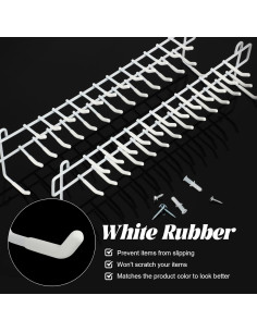 Organizador de Perchas para Corbatas y Cinturones Gisafai - 4 Piezas 2