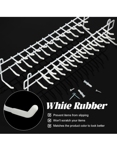 Organizador de Perchas para Corbatas y Cinturones Gisafai - 4 Piezas