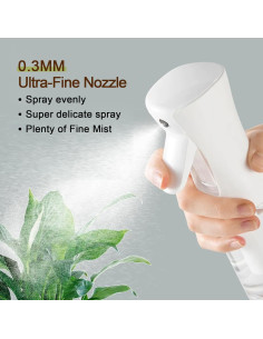 Botella Spray Niebla Continua MILEDU 300ml 2Pcs Negro 2