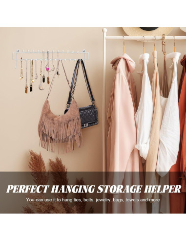 Organizador de Perchas para Corbatas y Cinturones Gisafai - 4 Piezas