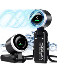 Ventilador de Mano Plegable Morelax Turbo 4000mAh 5 Velocidades 2