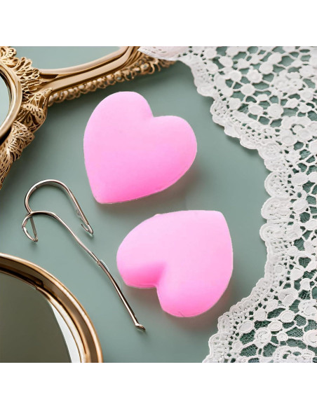 Agarres para orejas de gafas Jowxsx 5 pares rosa antideslizante