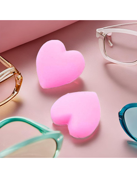 Agarres para orejas de gafas Jowxsx 5 pares rosa antideslizante