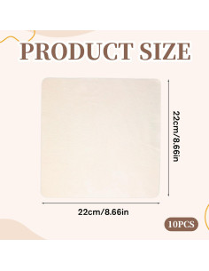 10 Paños de Chamois Ajcotahm 22x22 cm para Cerámica 2