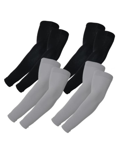 Mangas de Compresión UV YUDEWAY para Hombres y Mujeres - 4 Pairs