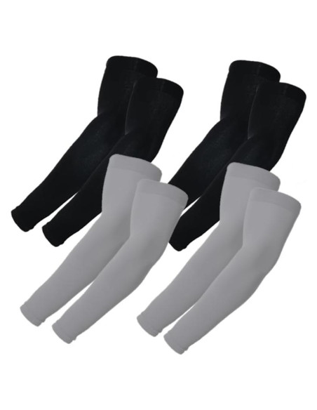 Mangas de Compresión UV YUDEWAY para Hombres y Mujeres - 4 Pairs
