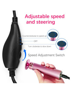 Removedor de Callos Eléctrico Kmure FJ-800R 5.3" Rosa 2