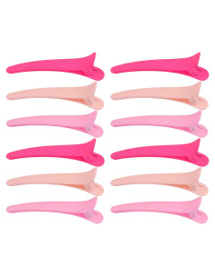 12 Clips de Cabello Pico de Pato TKYPZY Antideslizantes 3 Colores