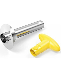 Descorazonador de Piña Genérico Acero Inoxidable Negro 2